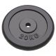 Peso Disco en Hierro Fundido 20 kg Agujero 28 mm TecnoFit Cod. DG20-28mm